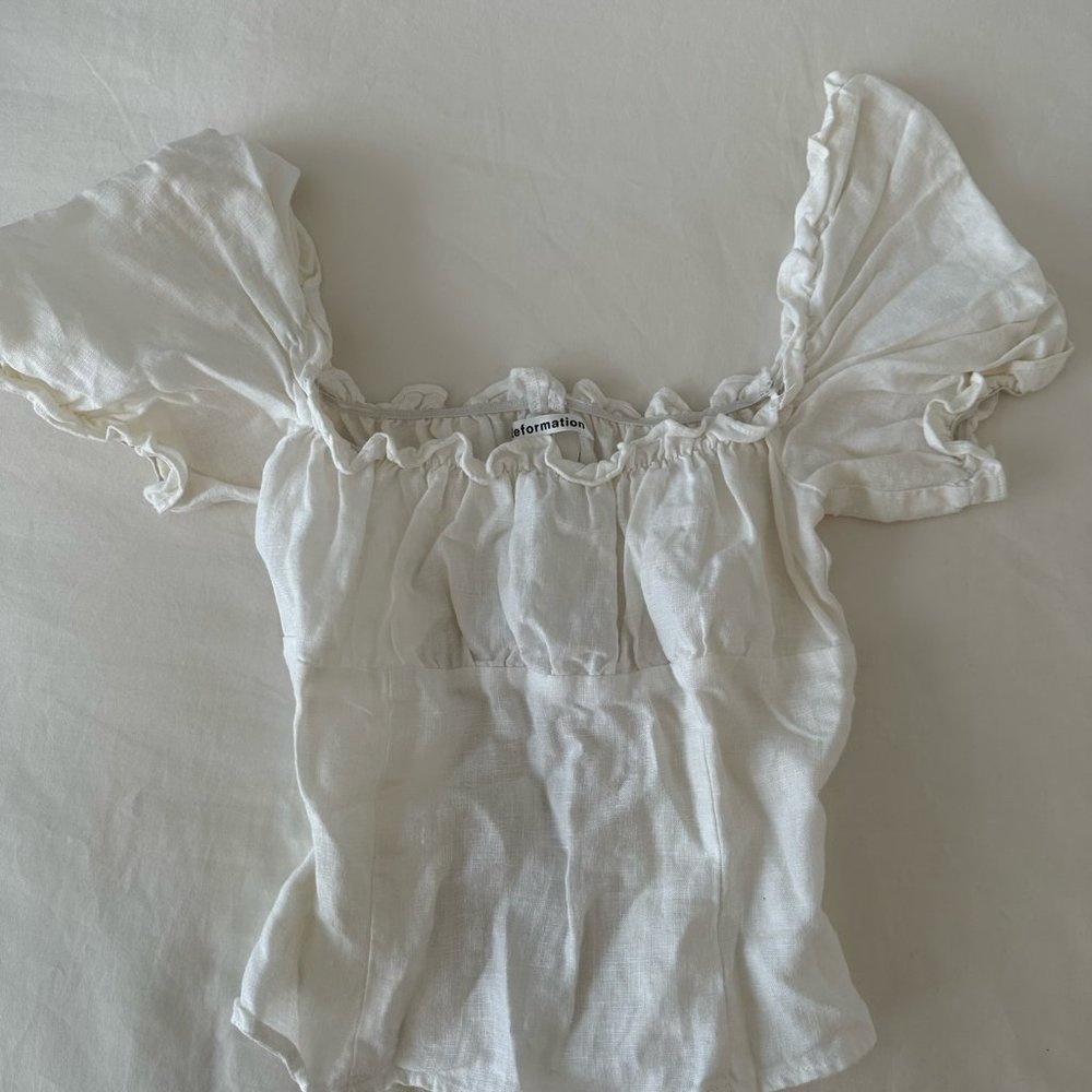 Reformation Linin Top